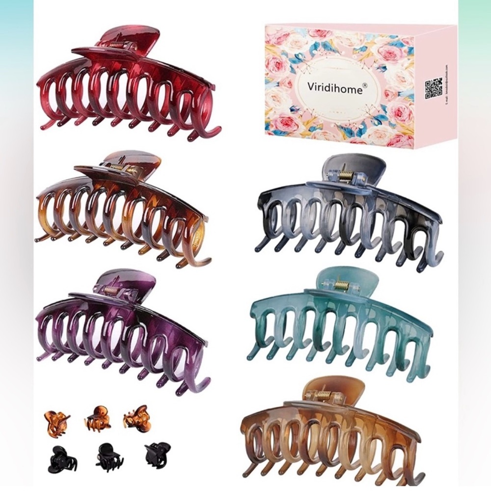 NWT Kmodoii Hair Claw Clip Set